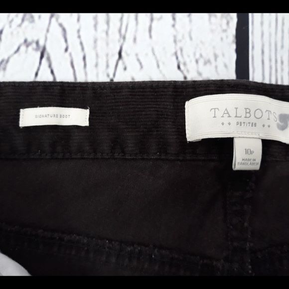 Talbots Women Pants Petite Size 10P Corduroy - Picture 4 of 5